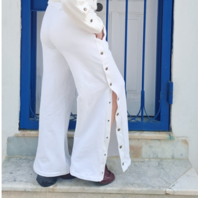 Pantalon du jogging 17H17 bouttonné avec bouton pression