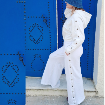 SET MOLLI POUR PADELLISTA BLANC SUPER BON PLAN